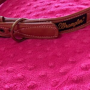 Wrangler Tan Leather Belt